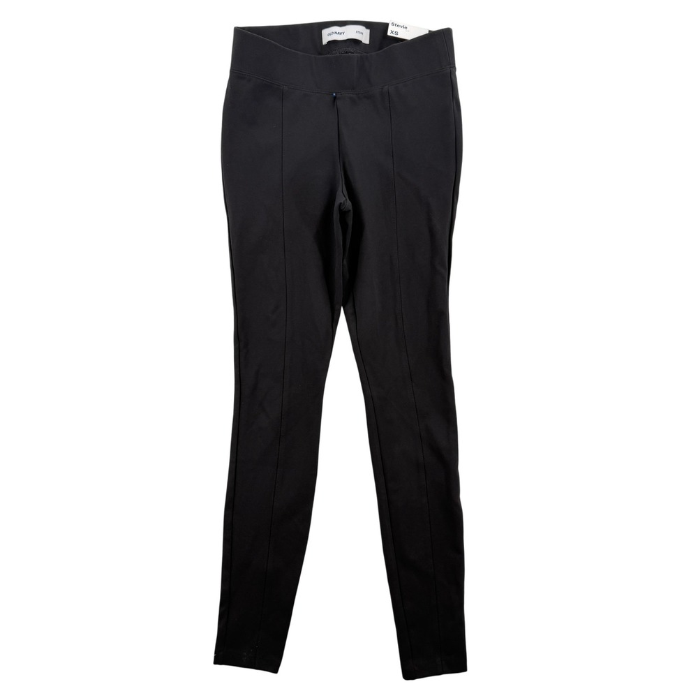 Old Navy Pants Womens XS Black Stevie Ponte Knit Leggings Skinny Pull On Stretch